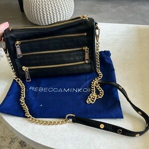 Rebecca Minkoff Mini 5 Zip leather crossbody